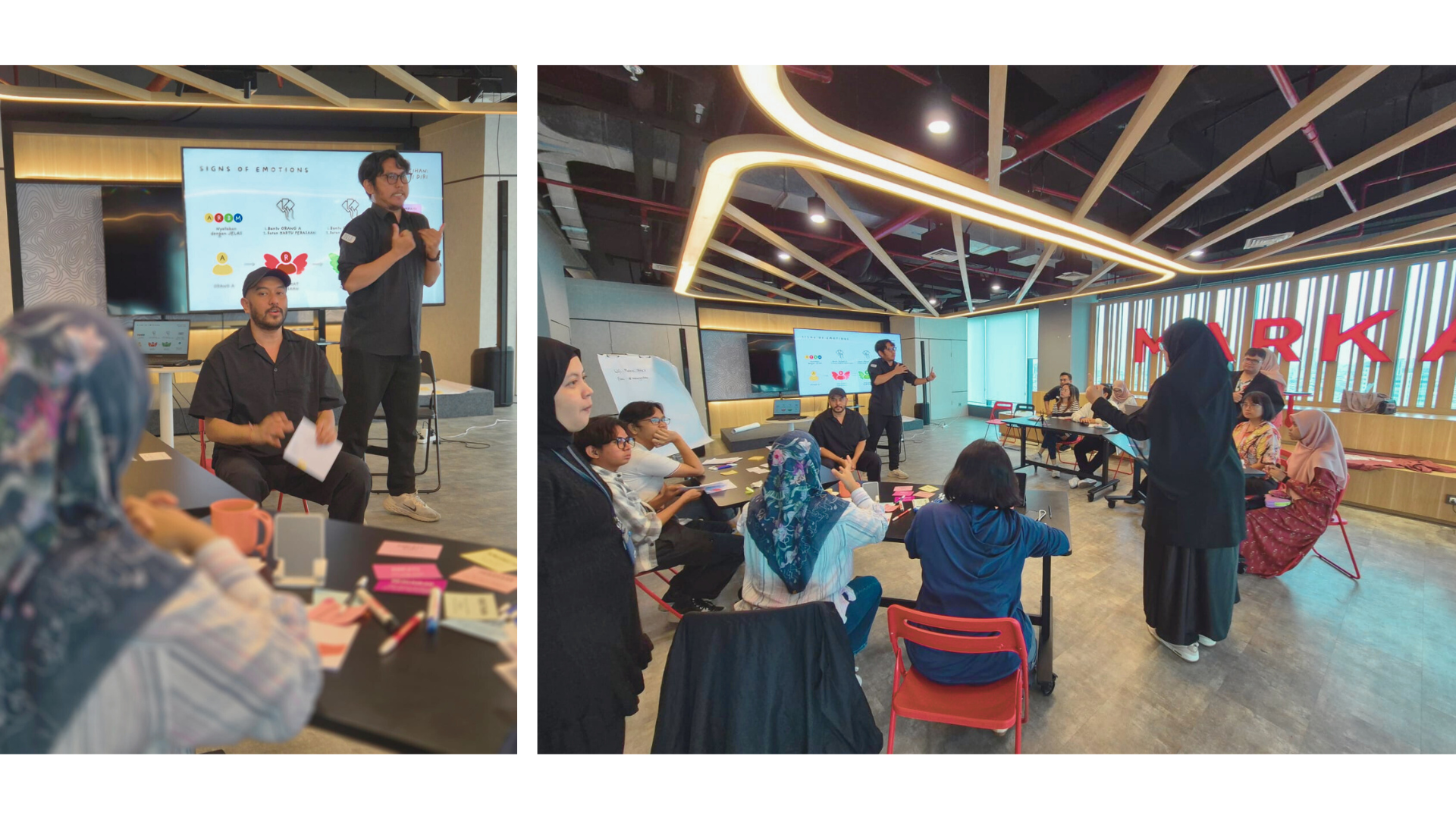 "Signs of Emotions", a pilot workshop in Bahasa Isyarat Indonesia version, BISINDO with Silang.id for Deaf participants in Jakarta (Feb 2025)